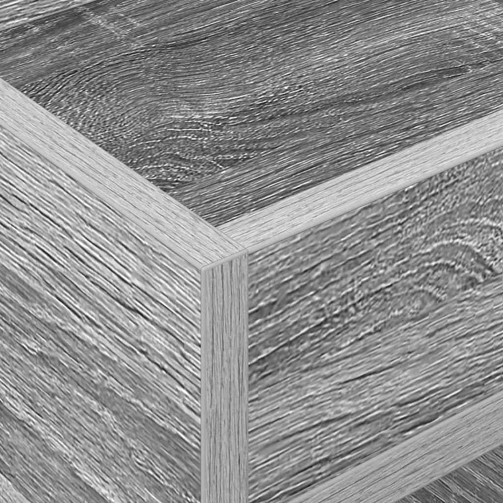 vidaXL Stolik końcowy 2 pcs Szary Sonoma 30 x 30 x 56 cm