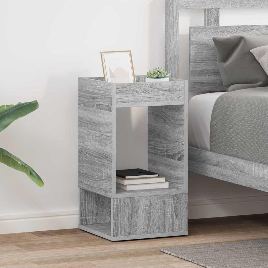 vidaXL Stolik końcowy 2 pcs Szary Sonoma 30 x 30 x 56 cm