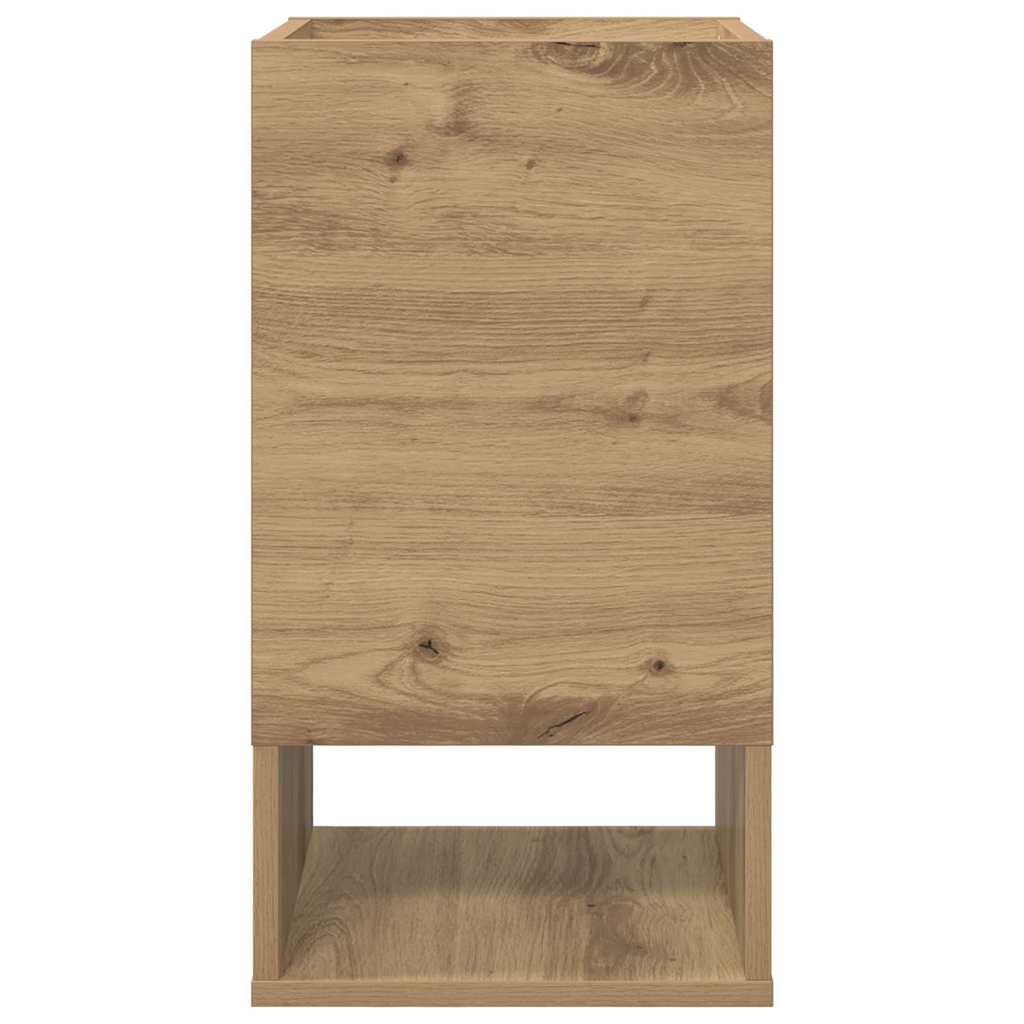 vidaXL Stolik końcowy Dąb rzemieślniczy 30 x 30 x 56 cm