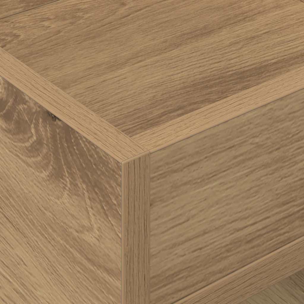 vidaXL Stolik końcowy 2 pcs Dąb rzemieślniczy 30 x 30 x 56 cm