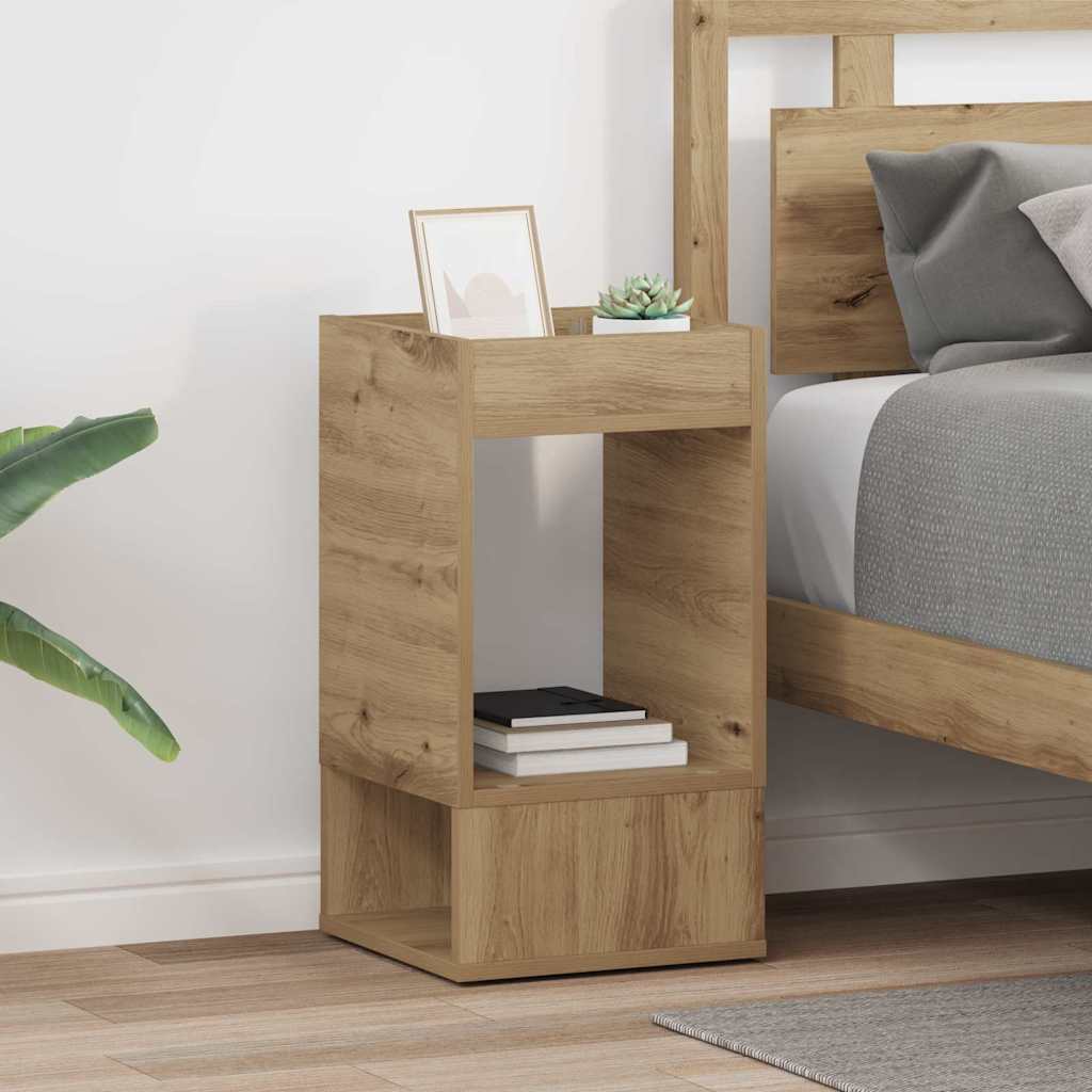 vidaXL Stolik końcowy 2 pcs Dąb rzemieślniczy 30 x 30 x 56 cm