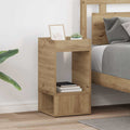 vidaXL Stolik końcowy 2 pcs Dąb rzemieślniczy 30 x 30 x 56 cm