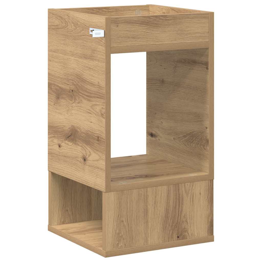 vidaXL Stolik końcowy 2 pcs Dąb rzemieślniczy 30 x 30 x 56 cm