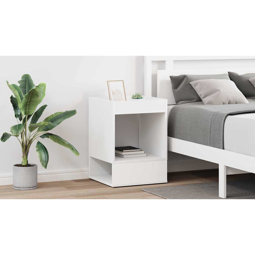 vidaXL Stolik końcowy 2 szt. Biały 40 x 40 x 56 cm Drewno inżynieryjne