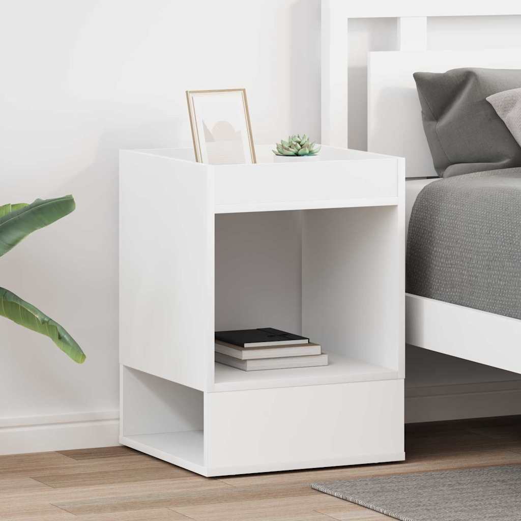 vidaXL Stolik końcowy 2 pcs Biały 40 x 40 x 56 cm