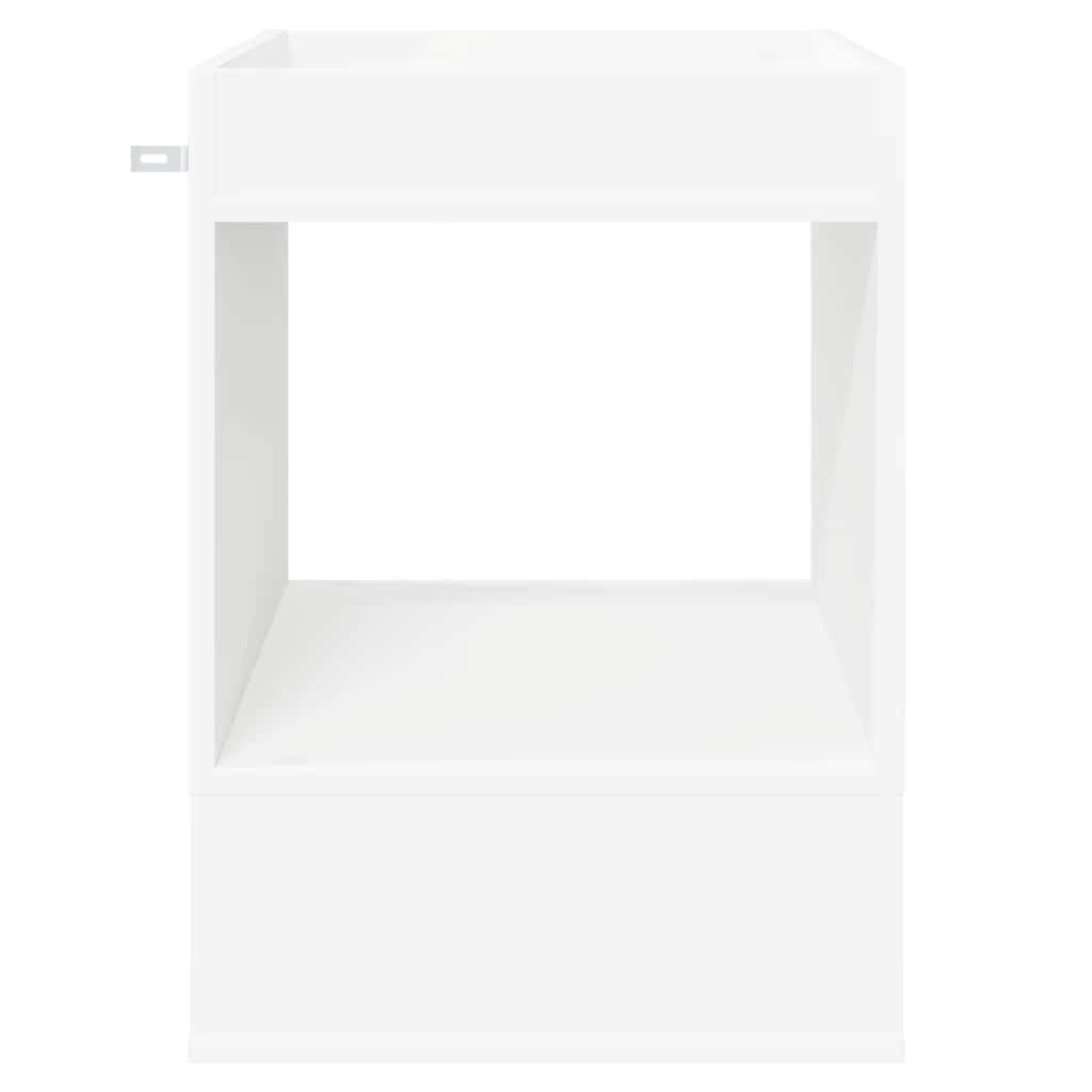 vidaXL Stolik końcowy 2 pcs Biały 40 x 40 x 56 cm