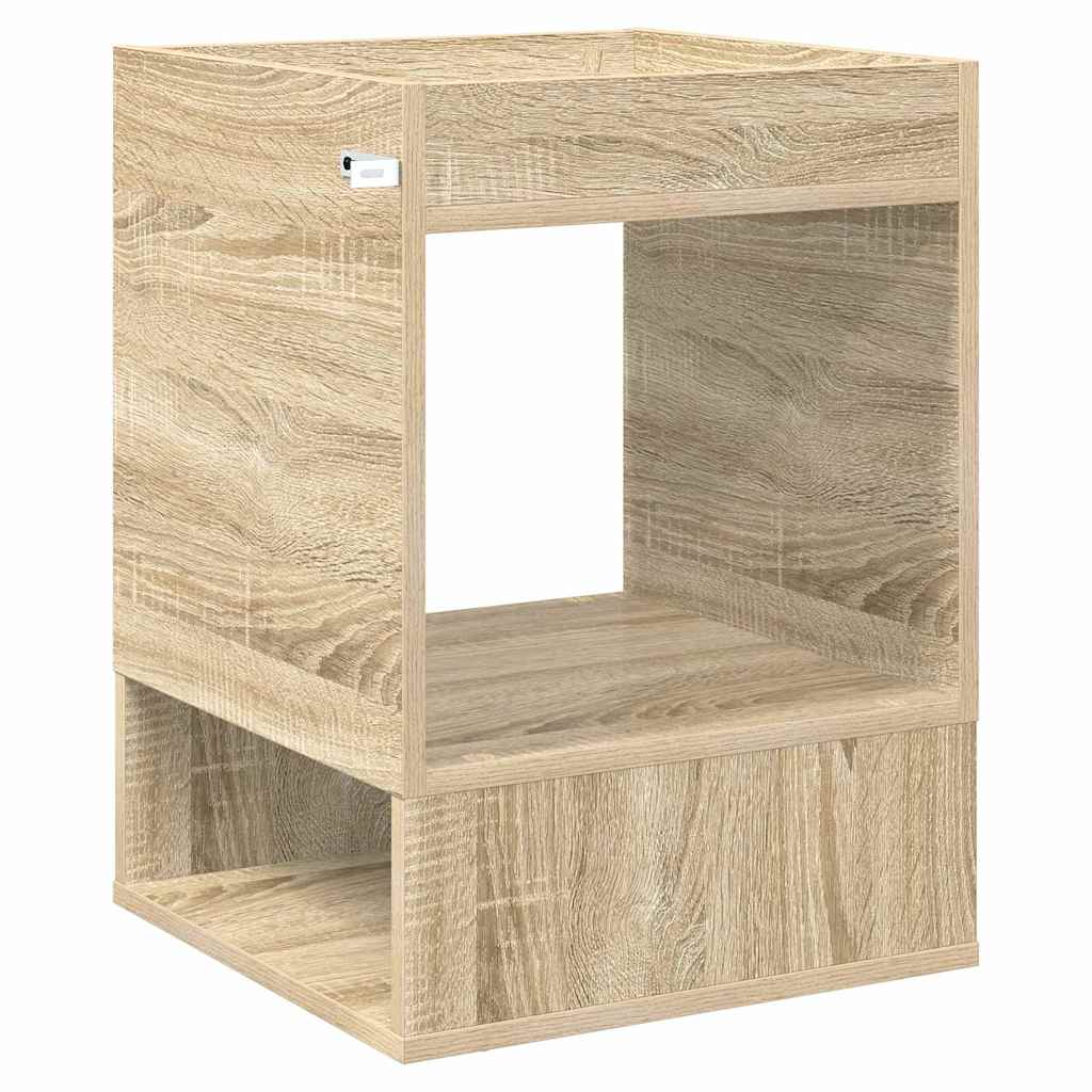 vidaXL Stolik końcowy 2 pcs Dąb Sonoma 40 x 40 x 56 cm