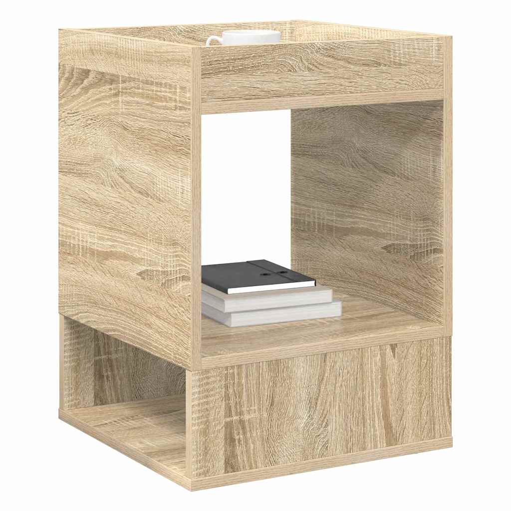 vidaXL Stolik końcowy 2 pcs Dąb Sonoma 40 x 40 x 56 cm