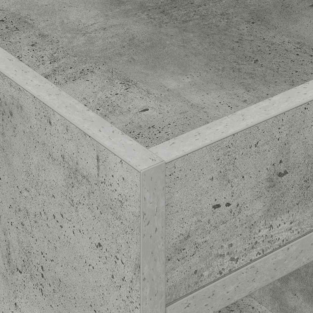 vidaXL Stolik końcowy Betonowy szary 40 x 40 x 56 cm