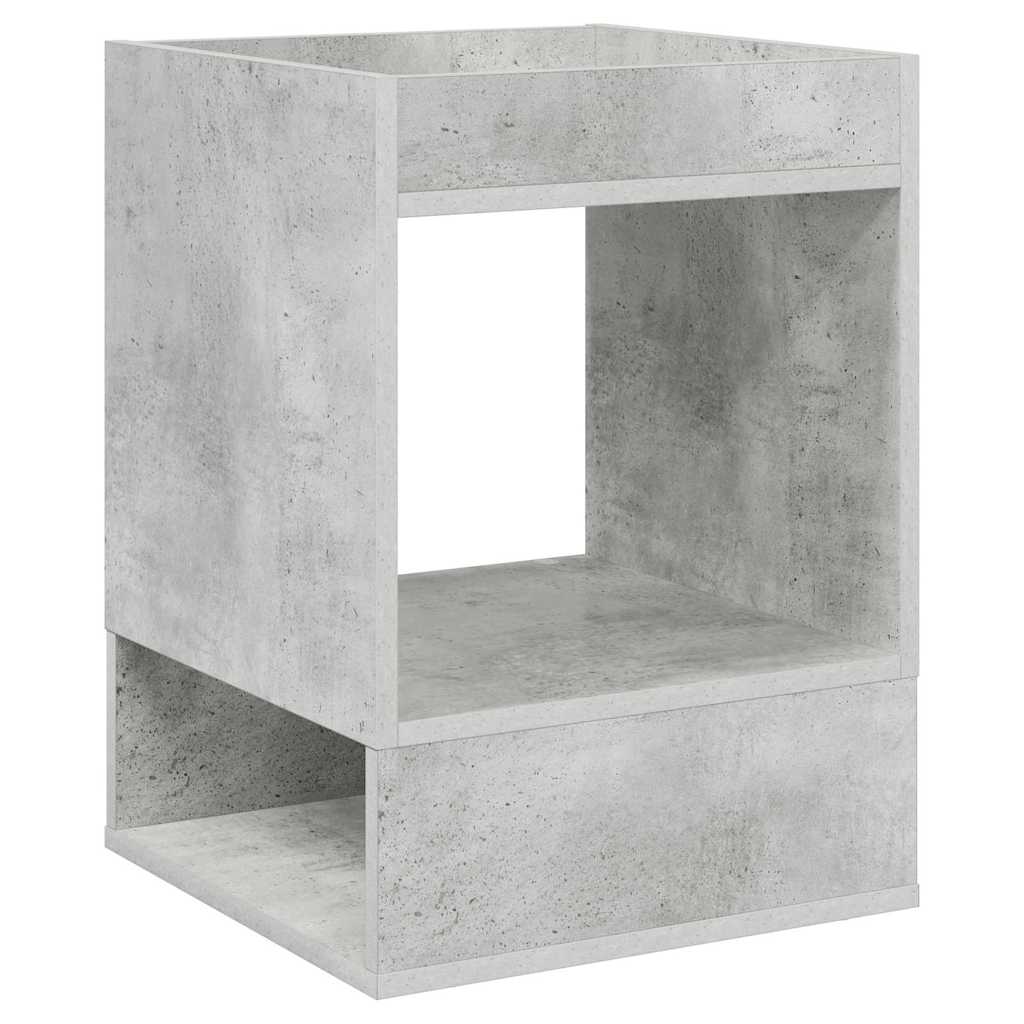 vidaXL Stolik końcowy Betonowy szary 40 x 40 x 56 cm