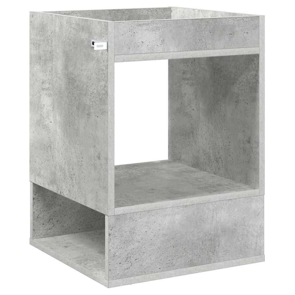 vidaXL Stolik końcowy Betonowy szary 40 x 40 x 56 cm