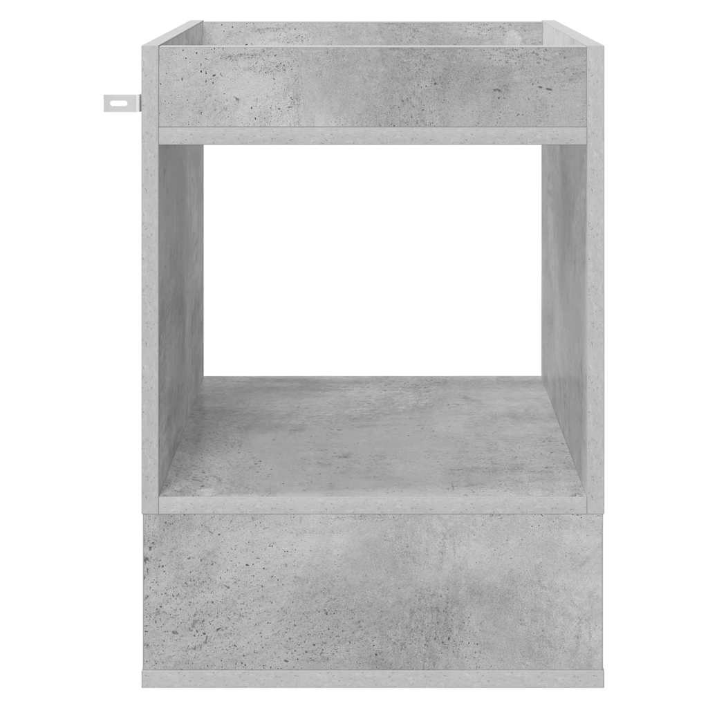 vidaXL Stolik końcowy Betonowy szary 40 x 40 x 56 cm