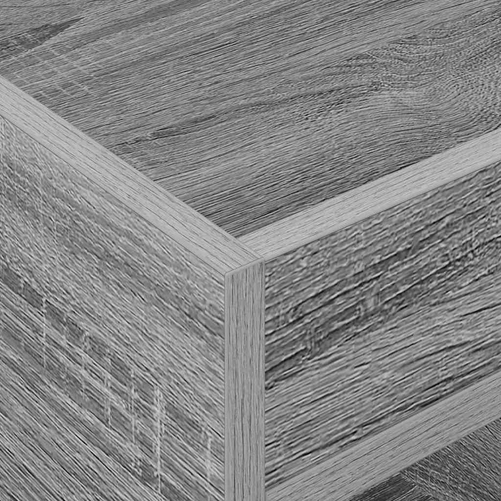 vidaXL Stolik końcowy 2 pcs Szary Sonoma 40 x 40 x 56 cm