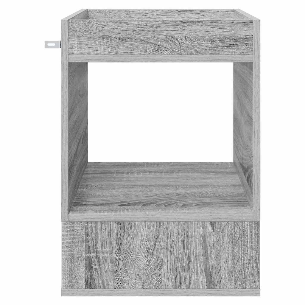 vidaXL Stolik końcowy 2 pcs Szary Sonoma 40 x 40 x 56 cm