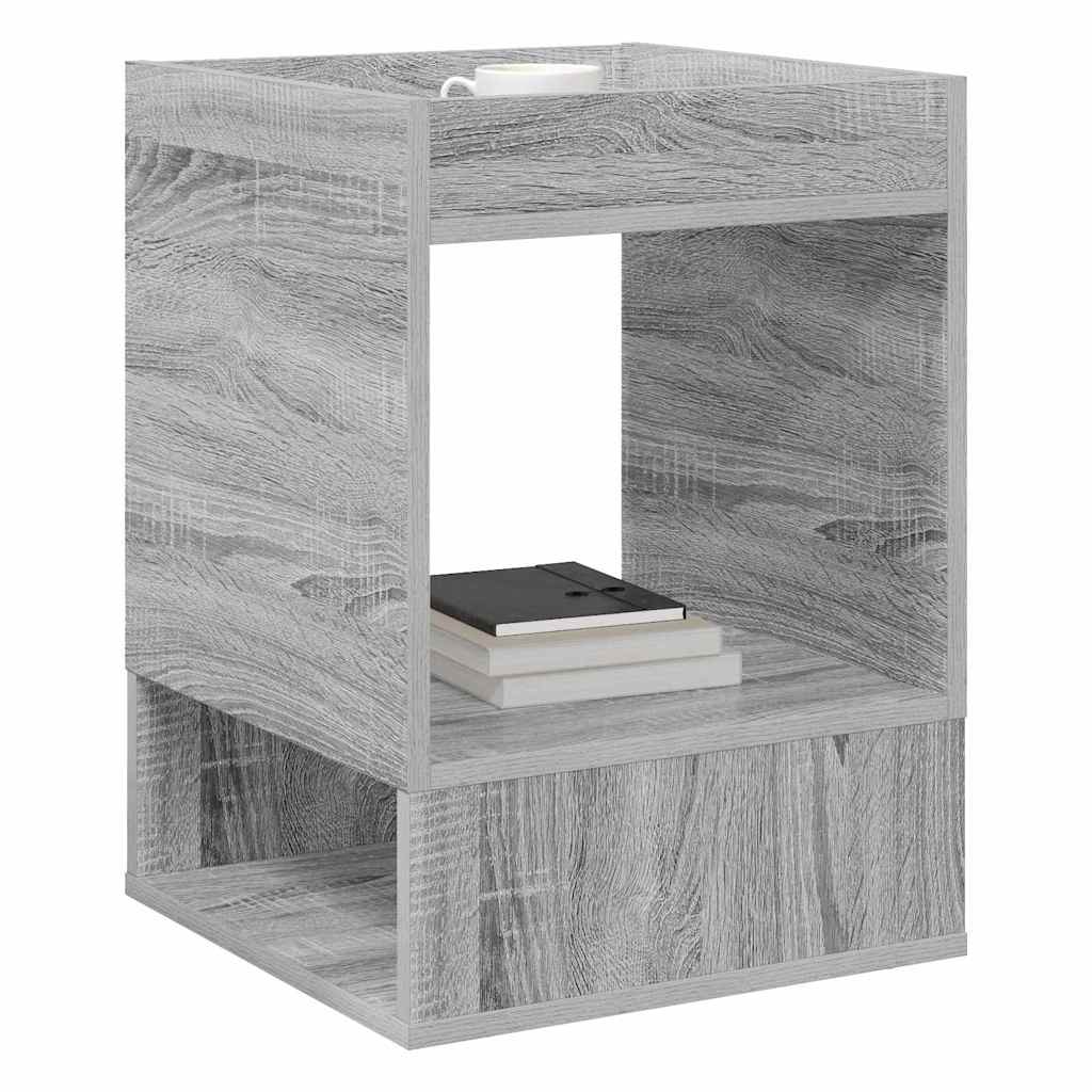 vidaXL Stolik końcowy 2 pcs Szary Sonoma 40 x 40 x 56 cm
