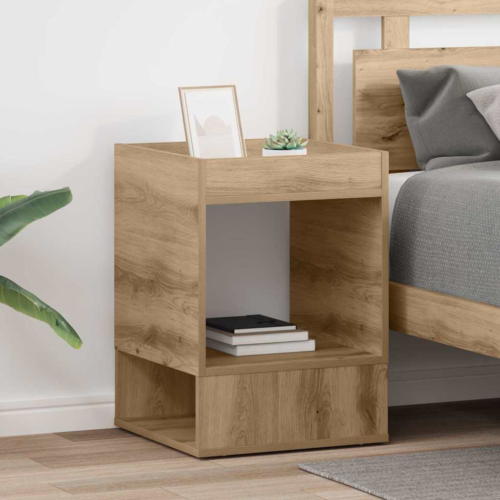 vidaXL Stolik końcowy 2 pcs Dąb rzemieślniczy 40 x 40 x 56 cm