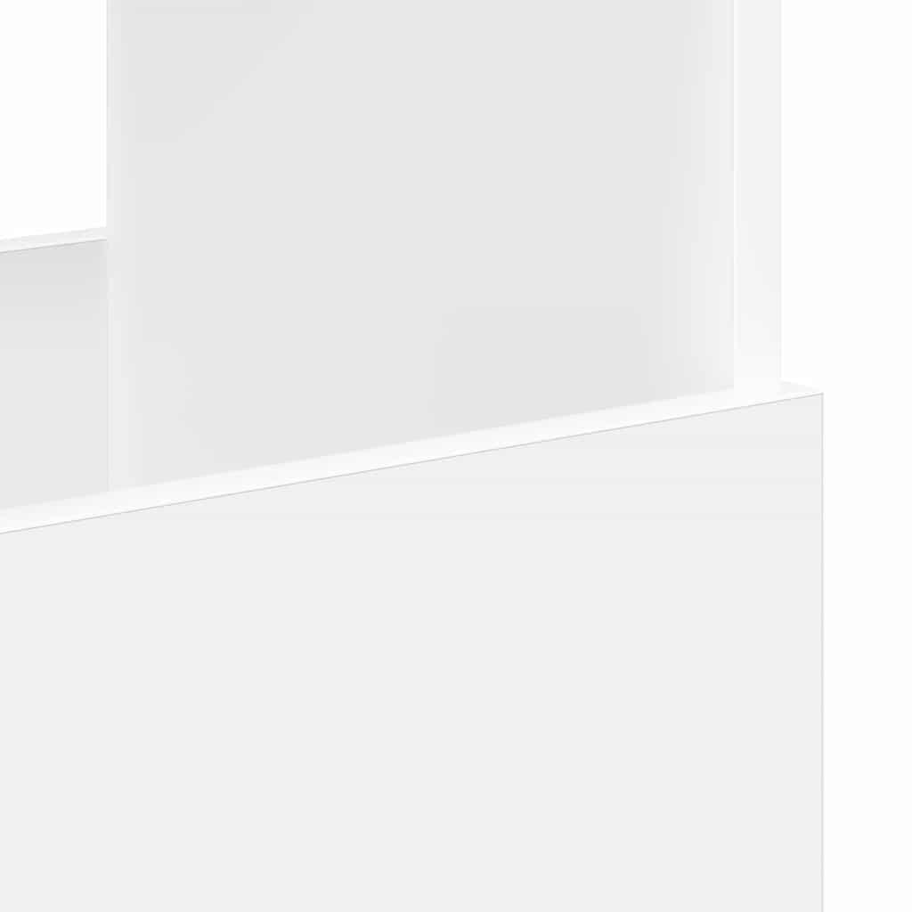vidaXL Regał na gazety Biały 102 x 30 x 45 cm