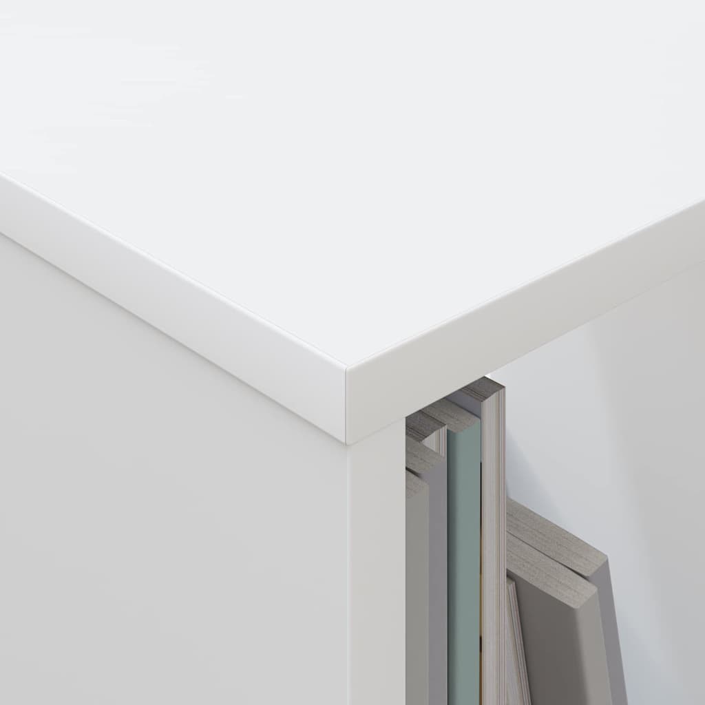 vidaXL Regał na gazety Biały 102 x 30 x 45 cm