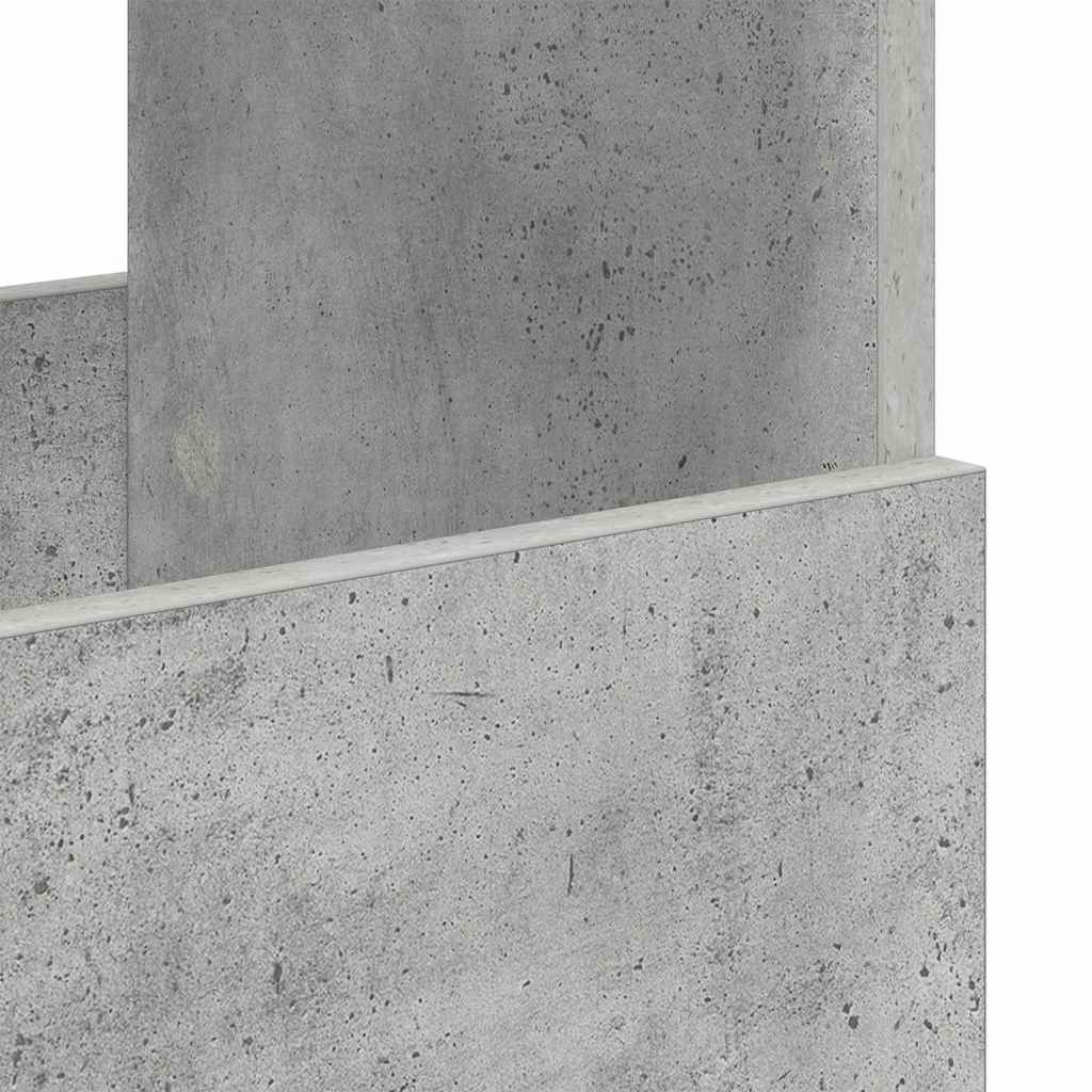 vidaXL Regał na gazety Betonowy szary 102 x 30 x 45 cm