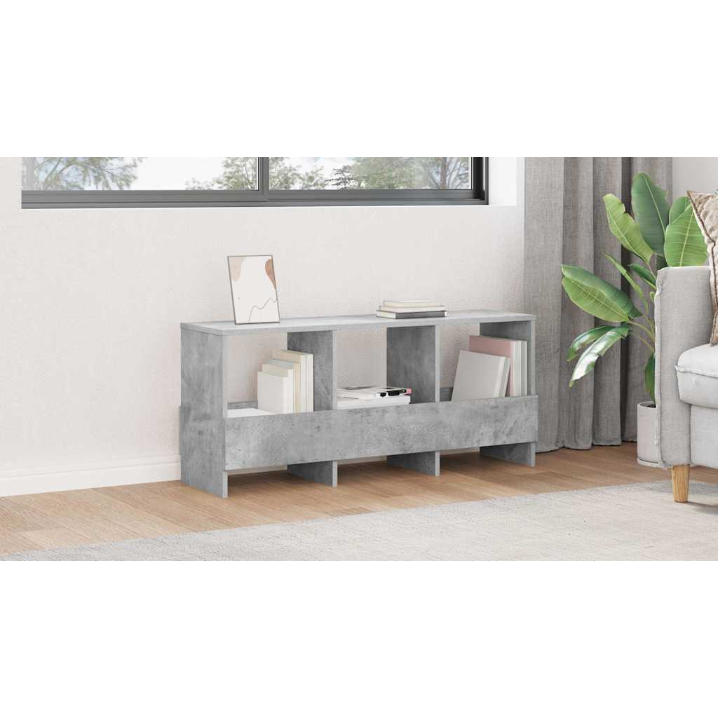 vidaXL Regał na gazety Betonowy szary 102 x 30 x 45 cm