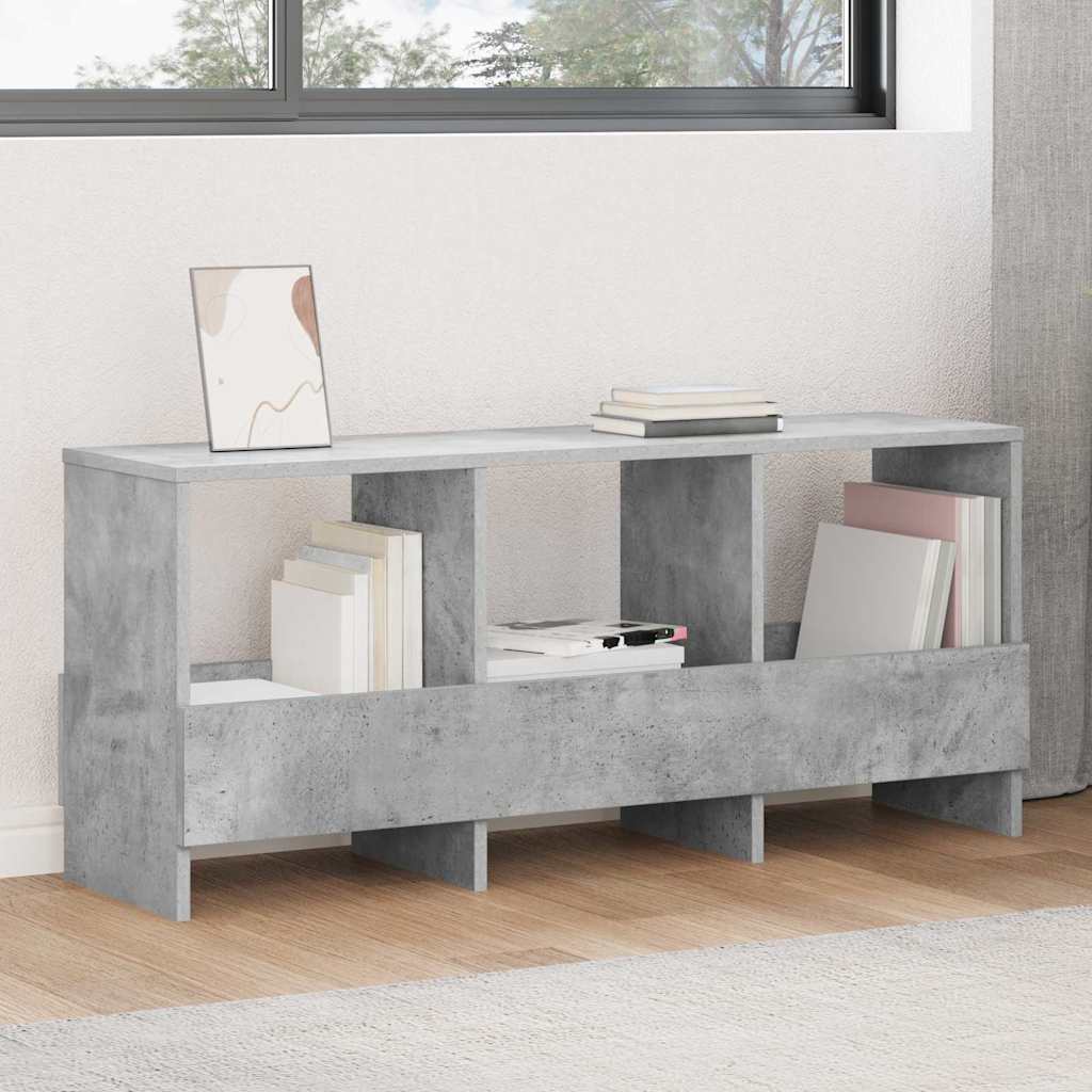 vidaXL Regał na gazety Betonowy szary 102 x 30 x 45 cm