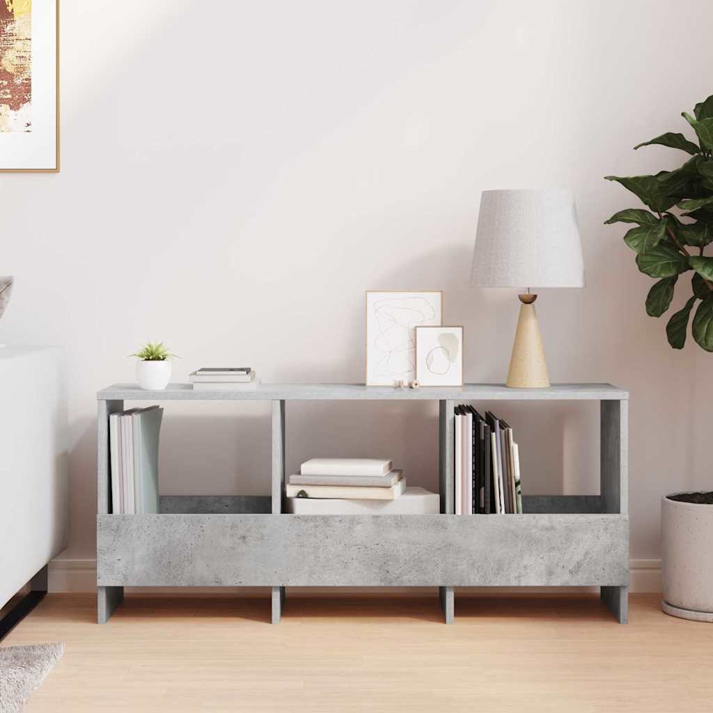 vidaXL Regał na gazety Betonowy szary 102 x 30 x 45 cm