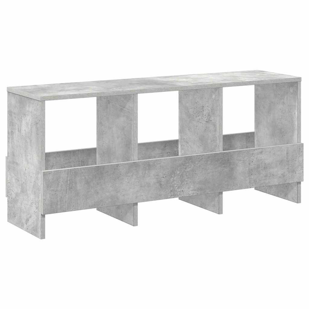 vidaXL Regał na gazety Betonowy szary 102 x 30 x 45 cm