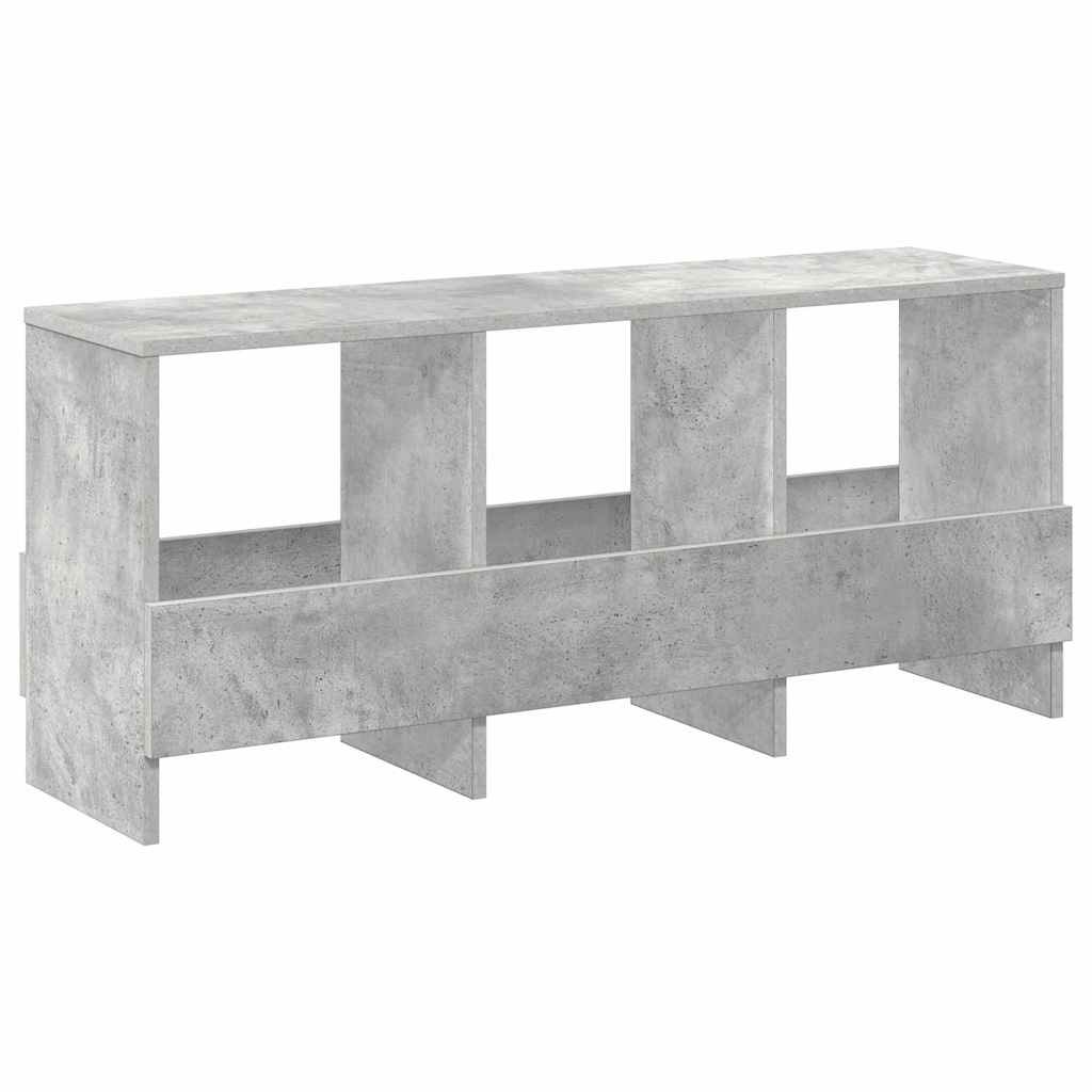 vidaXL Regał na gazety Betonowy szary 102 x 30 x 45 cm