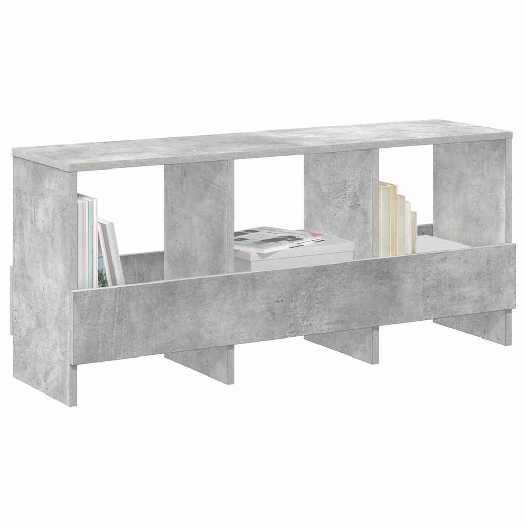 vidaXL Regał na gazety Betonowy szary 102 x 30 x 45 cm