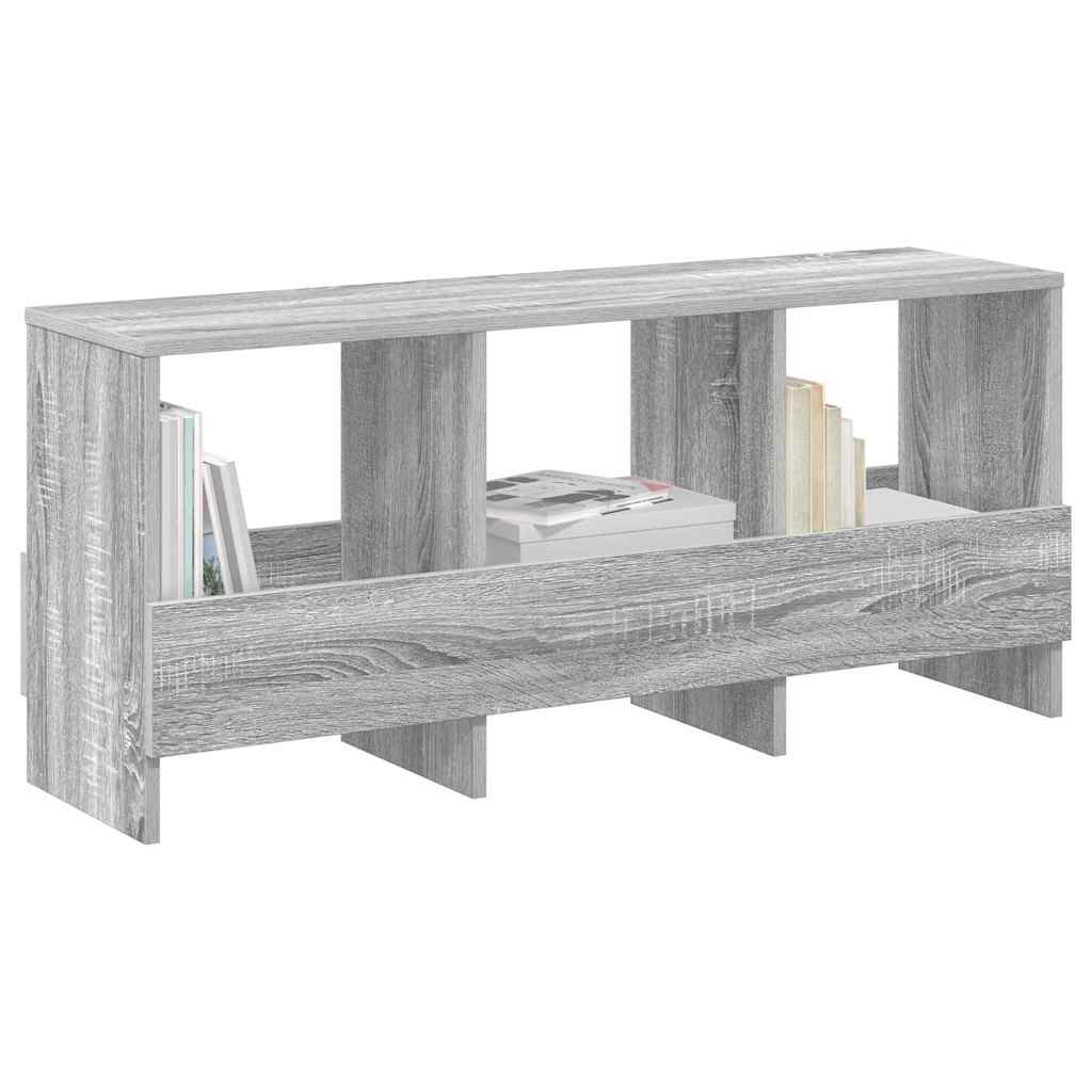 vidaXL Regał na gazety Szary Sonoma 102 x 30 x 45 cm