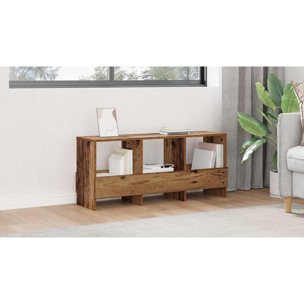 vidaXL Regał na gazety Stare drewno 102 x 30 x 45 cm