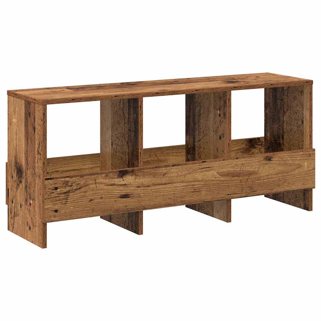 vidaXL Regał na gazety Stare drewno 102 x 30 x 45 cm