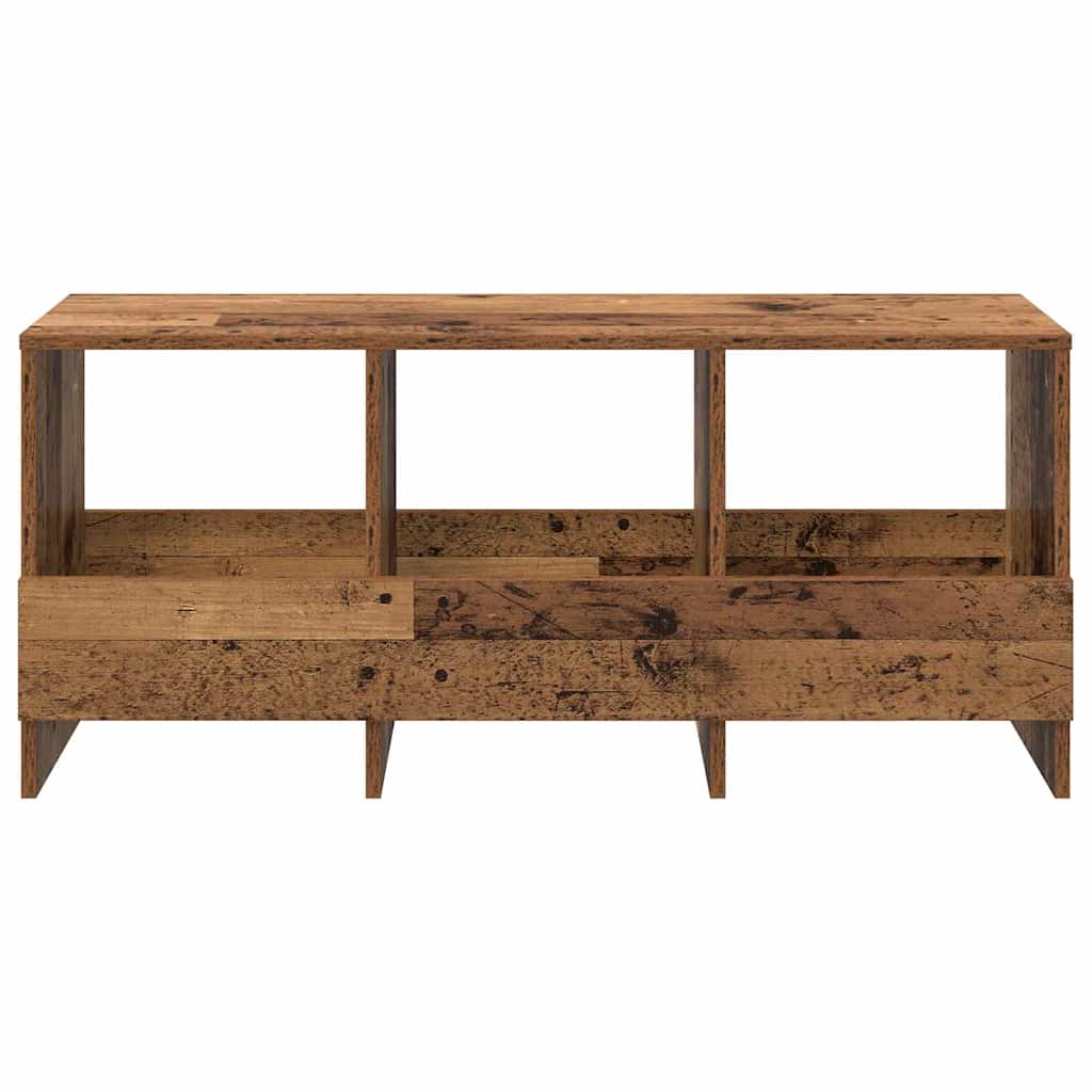 vidaXL Regał na gazety Stare drewno 102 x 30 x 45 cm