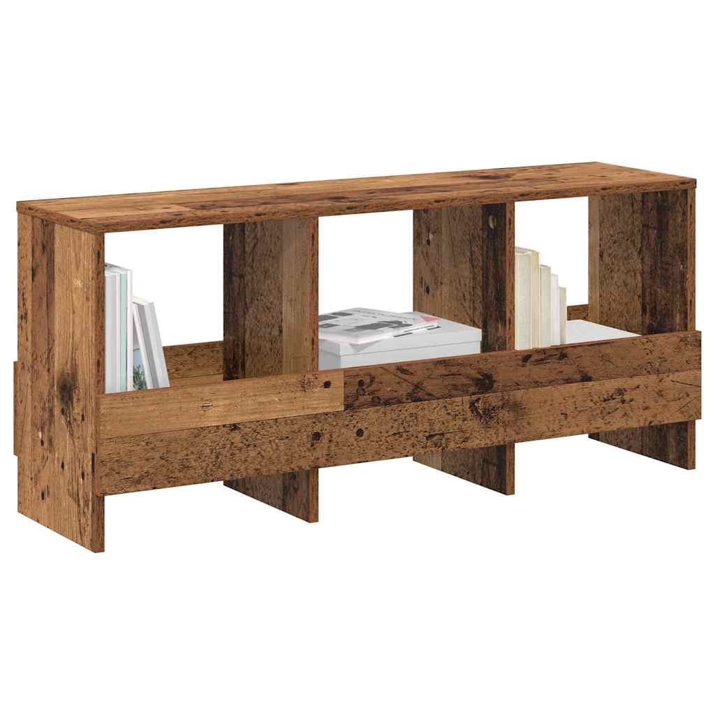 vidaXL Regał na gazety Stare drewno 102 x 30 x 45 cm