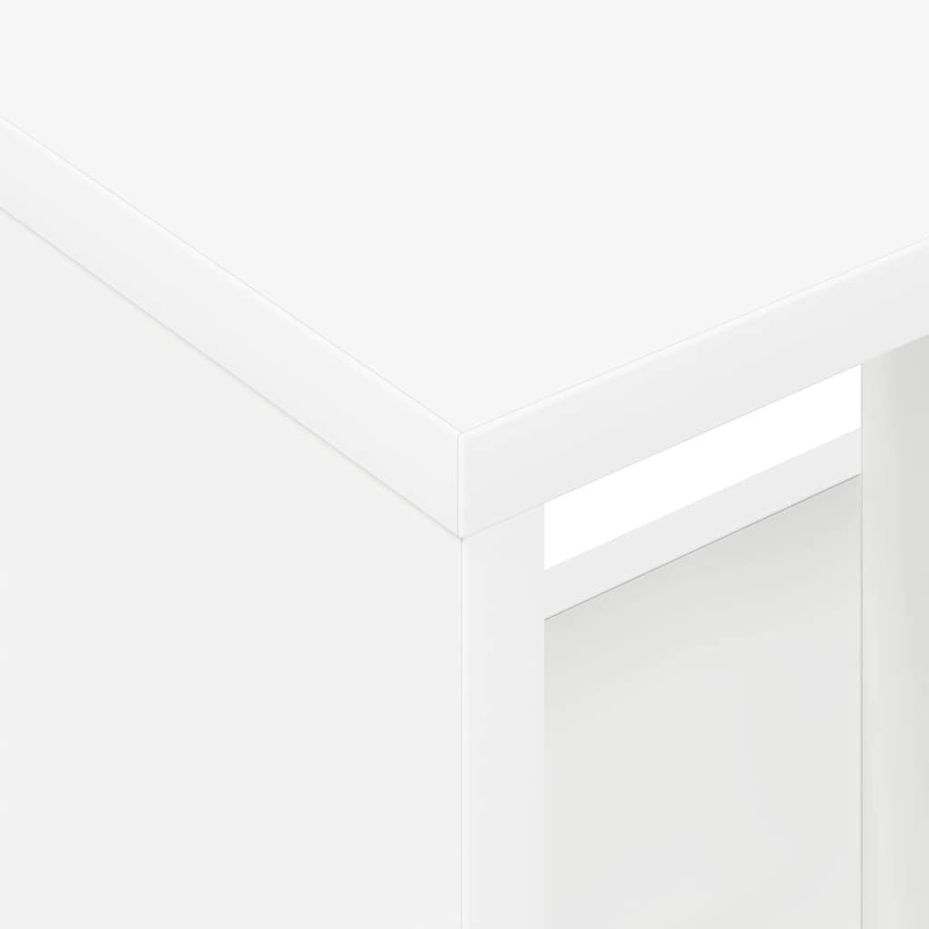 vidaXL Regał na gazety 2 pcs Biały 35 x 30 x 45 cm