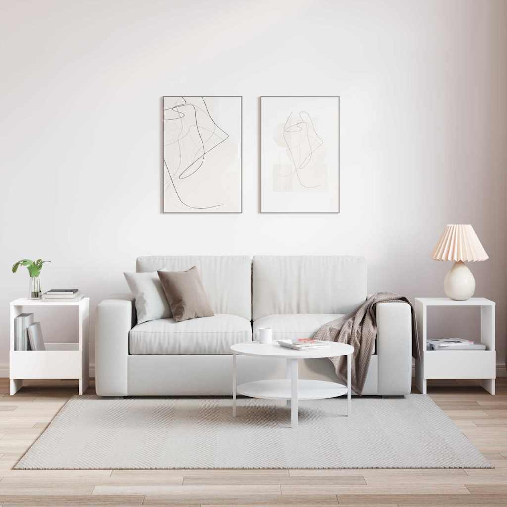 vidaXL Regał na gazety 2 pcs Biały 35 x 30 x 45 cm