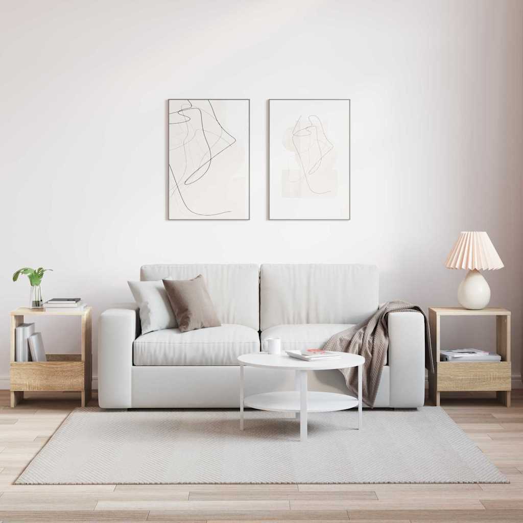 vidaXL Regał na gazety 2 pcs Dąb Sonoma 35 x 30 x 45 cm