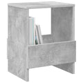vidaXL Regał na gazety Betonowy szary 35 x 30 x 45 cm