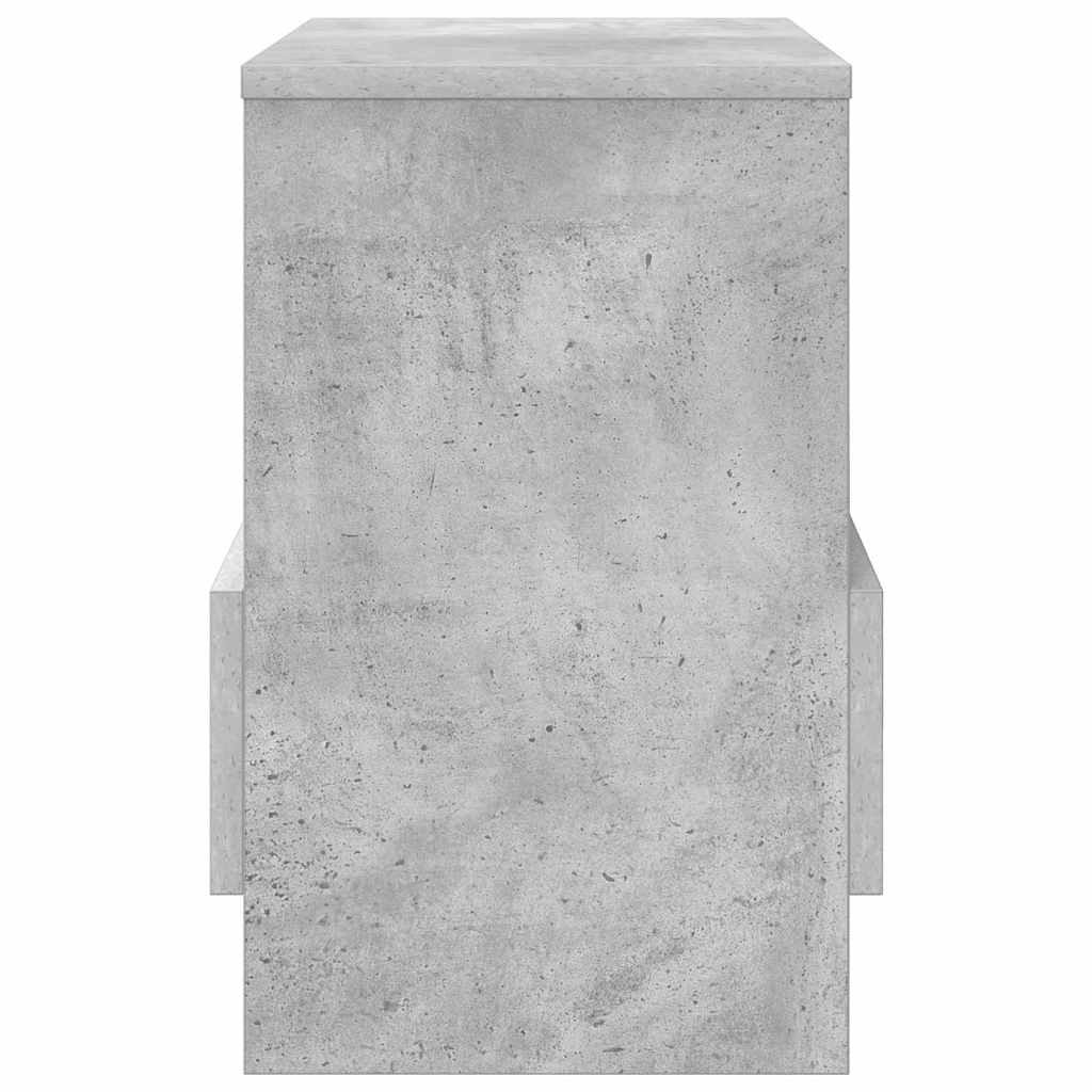 vidaXL Regał na gazety Betonowy szary 35 x 30 x 45 cm