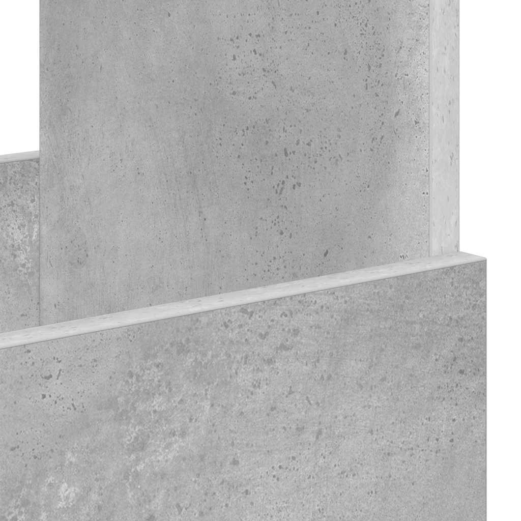vidaXL Regał na gazety 2 pcs Betonowy szary 35 x 30 x 45 cm