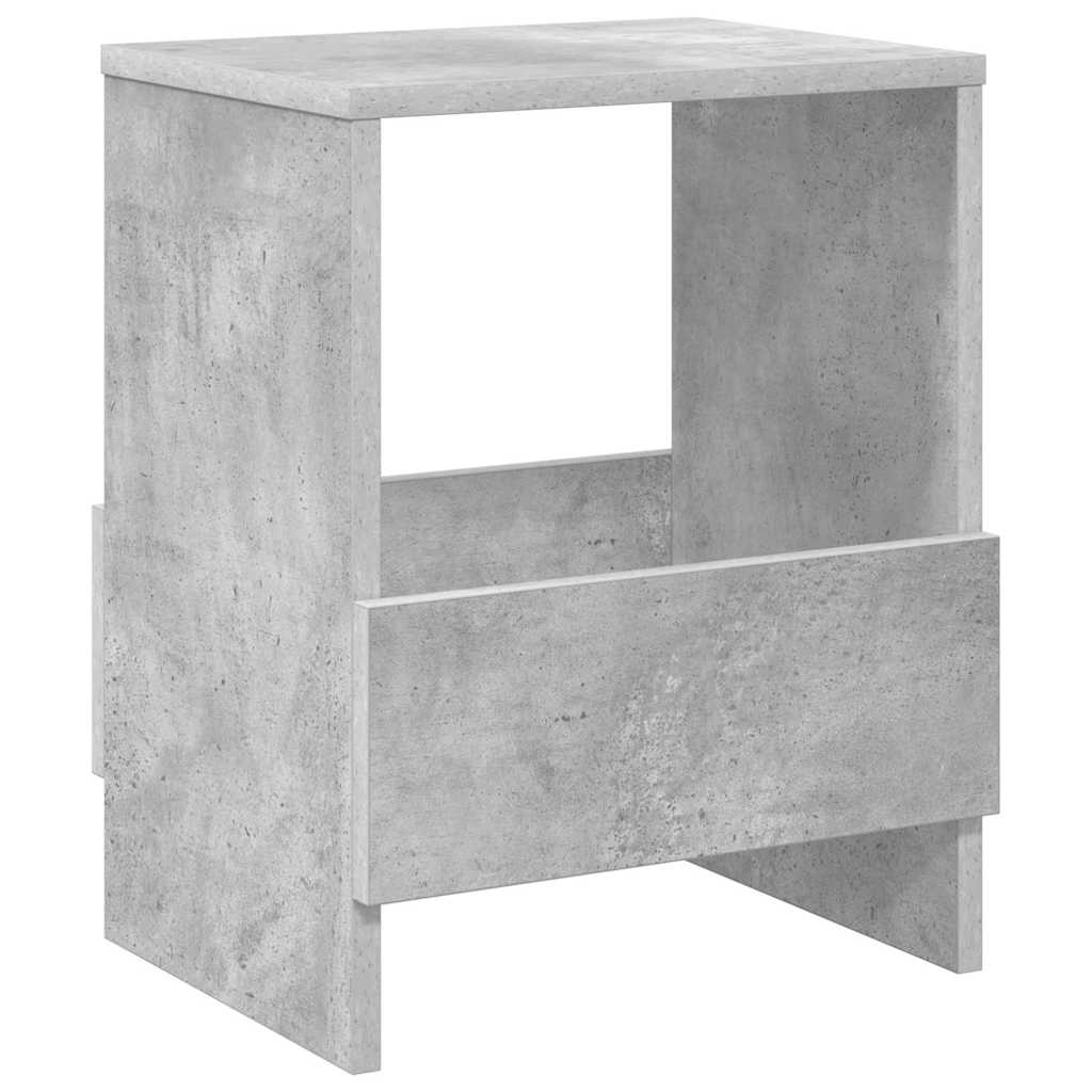 vidaXL Regał na gazety 2 pcs Betonowy szary 35 x 30 x 45 cm