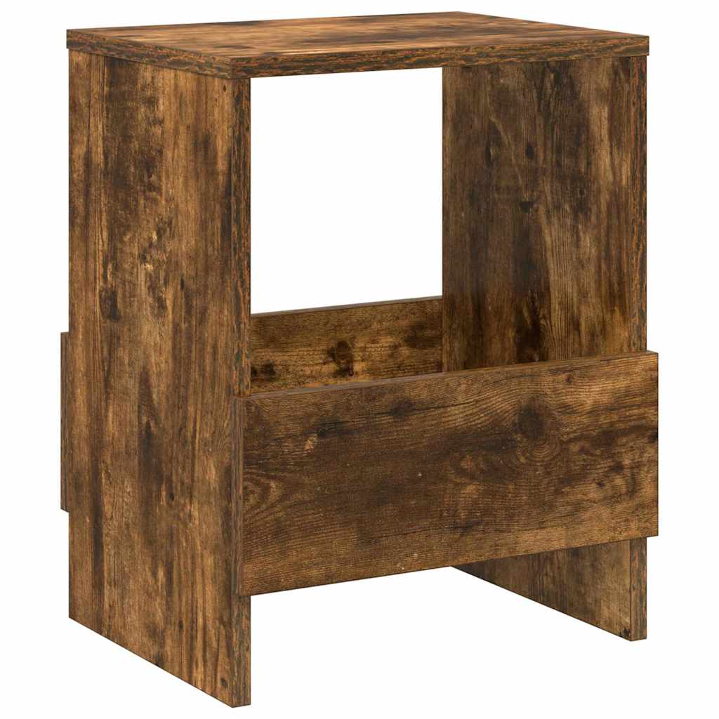 vidaXL Regał na gazety 2 pcs Dąb wędzony 35 x 30 x 45 cm