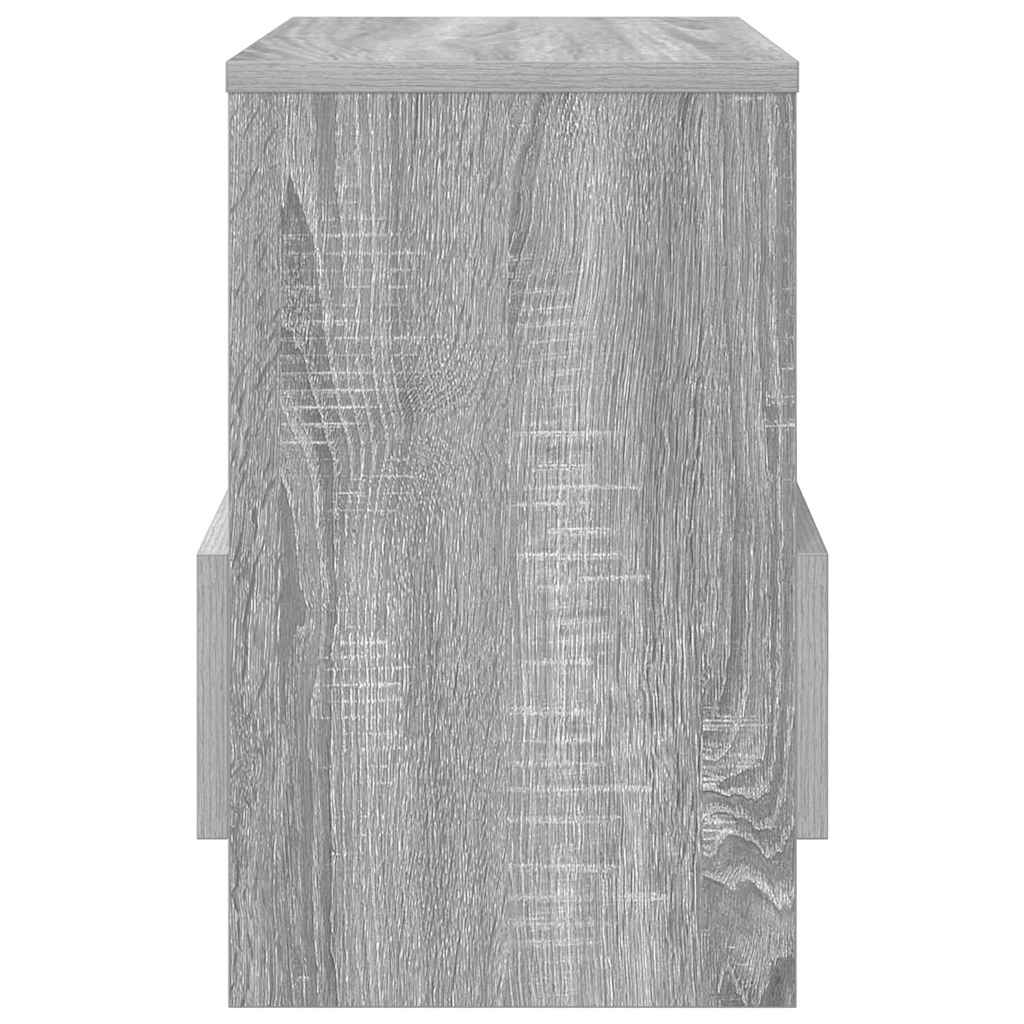 vidaXL Regał na gazety 2 pcs Szary Sonoma 35 x 30 x 45 cm