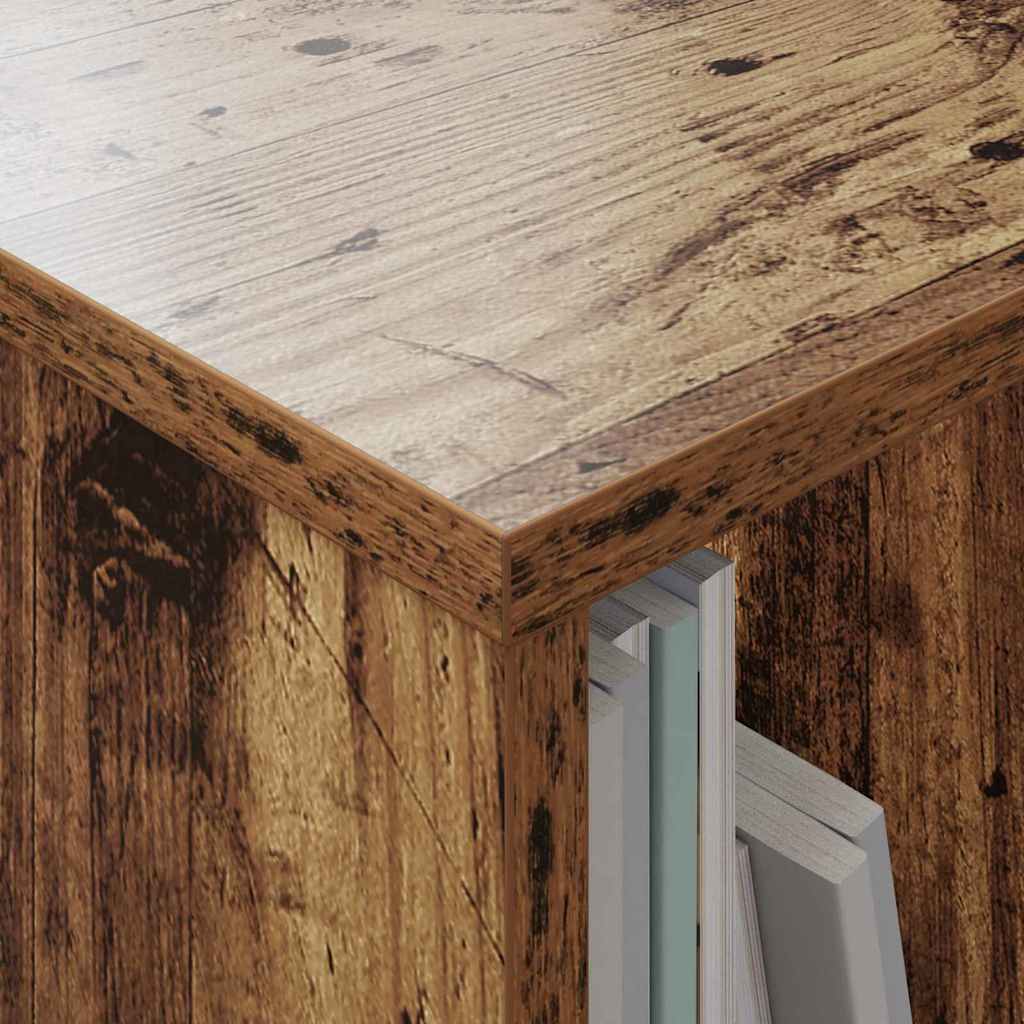 vidaXL Regał na gazety 2 pcs Stare drewno 35 x 30 x 45 cm