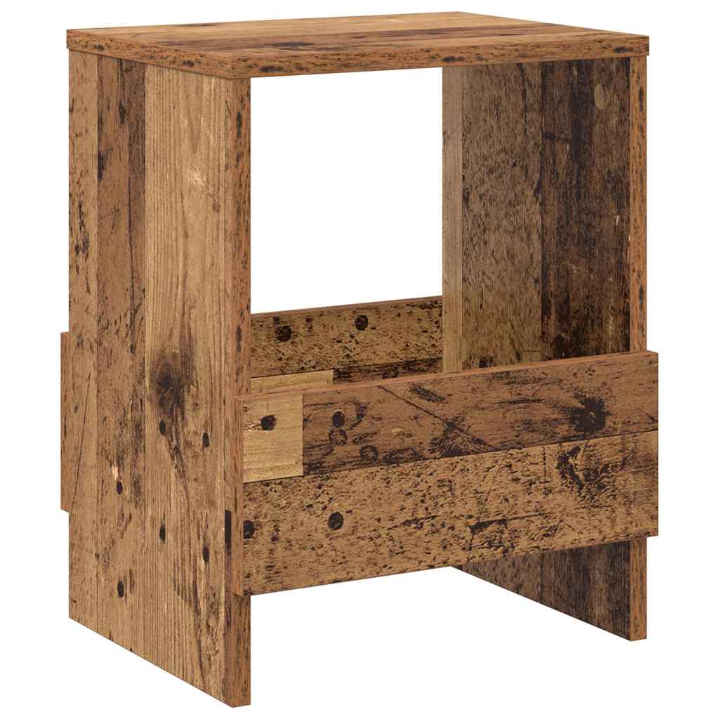 vidaXL Regał na gazety 2 pcs Stare drewno 35 x 30 x 45 cm