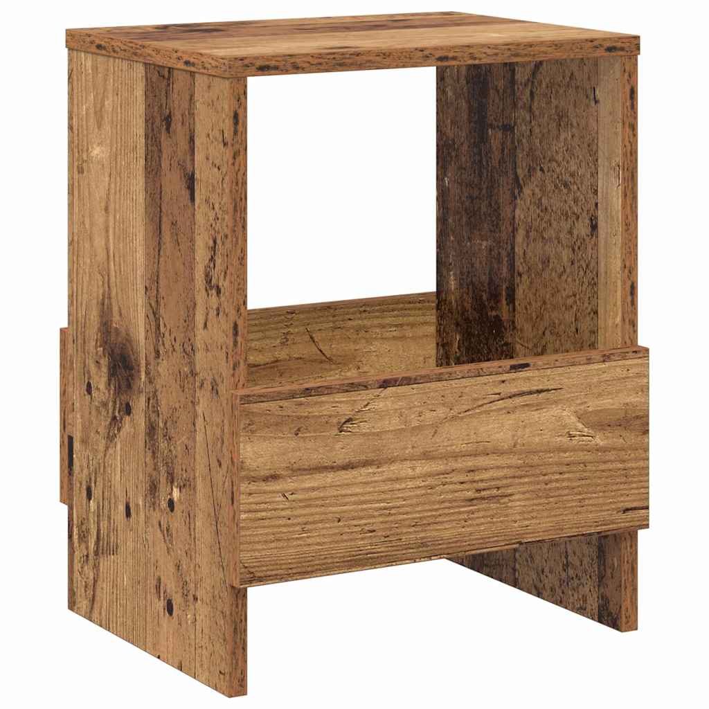 vidaXL Regał na gazety 2 pcs Stare drewno 35 x 30 x 45 cm