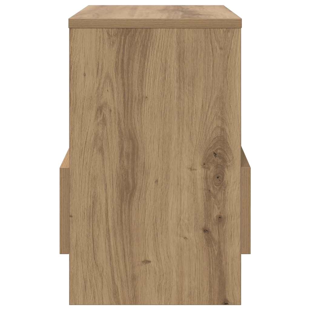 vidaXL Regał na gazety 2 pcs Dąb rzemieślniczy 35 x 30 x 45 cm