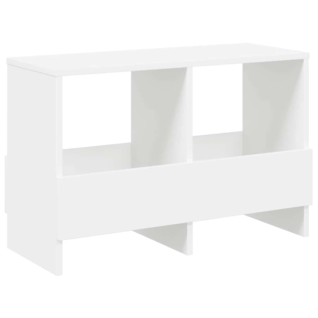 vidaXL Regał na gazety Biały 68,5 x 30 x 45 cm