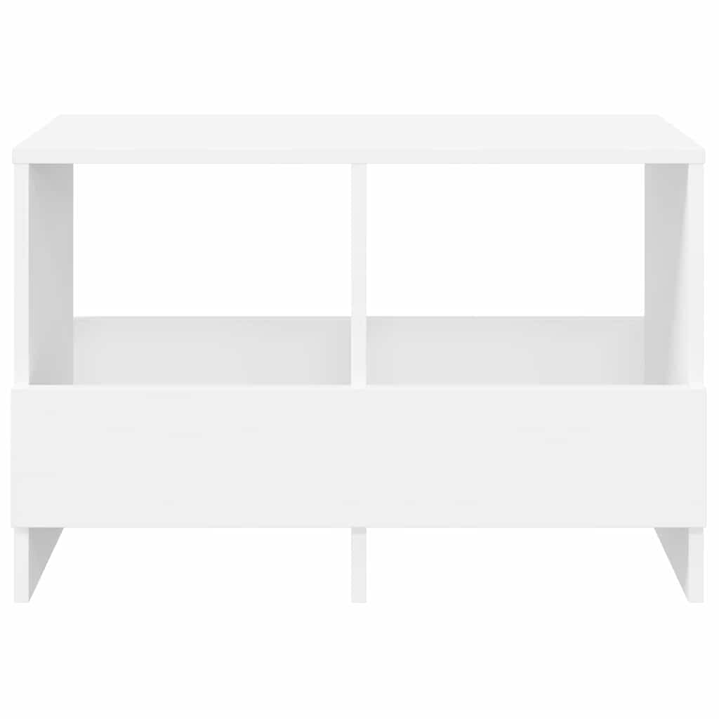 vidaXL Regał na gazety Biały 68,5 x 30 x 45 cm