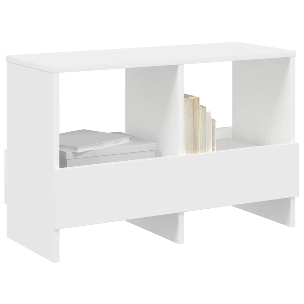 vidaXL Regał na gazety Biały 68,5 x 30 x 45 cm